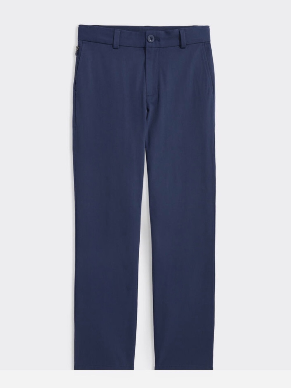 Men's Navy Straight-Leg Pants